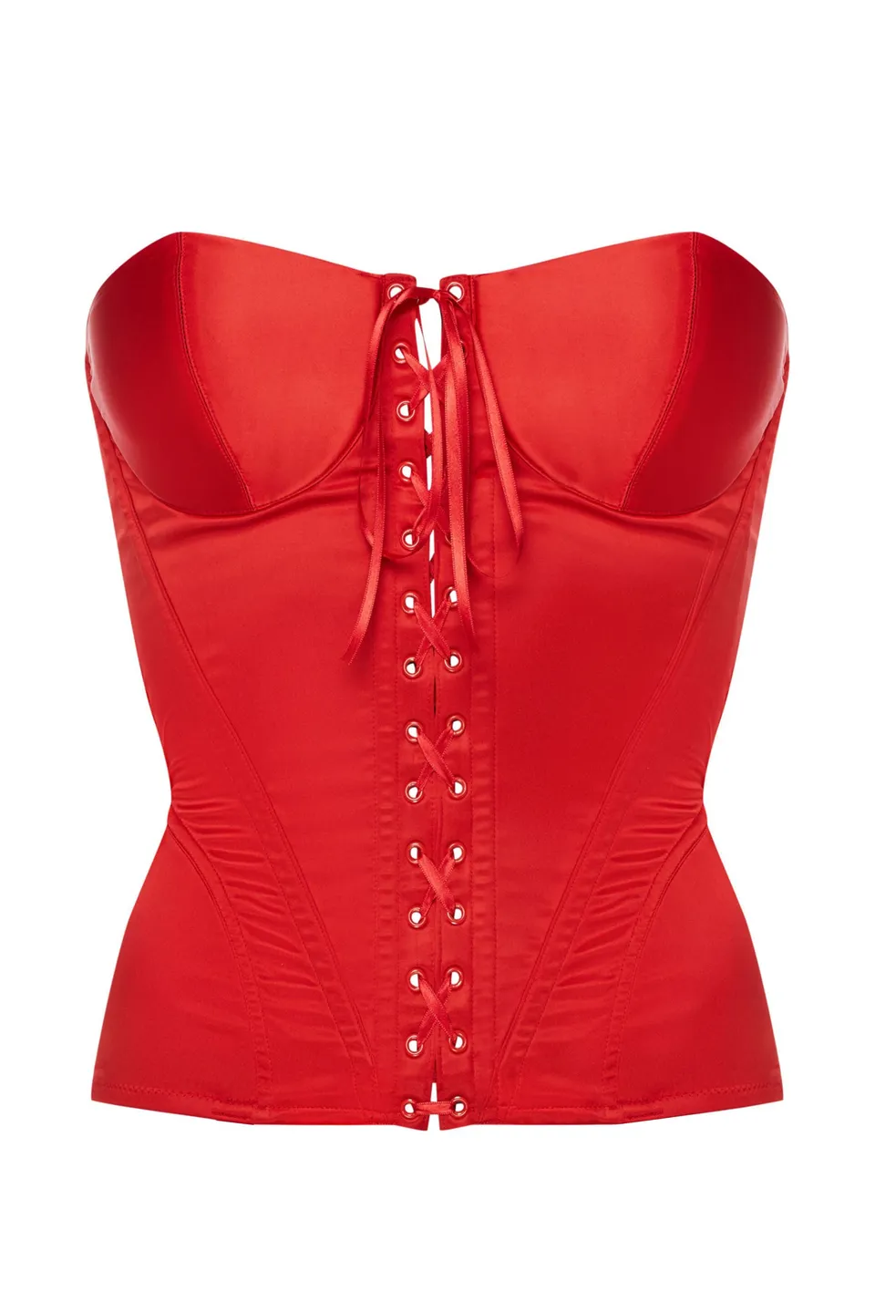 cadolle-corset-arrow-rouge-satin-corset-la-age-dos image 1