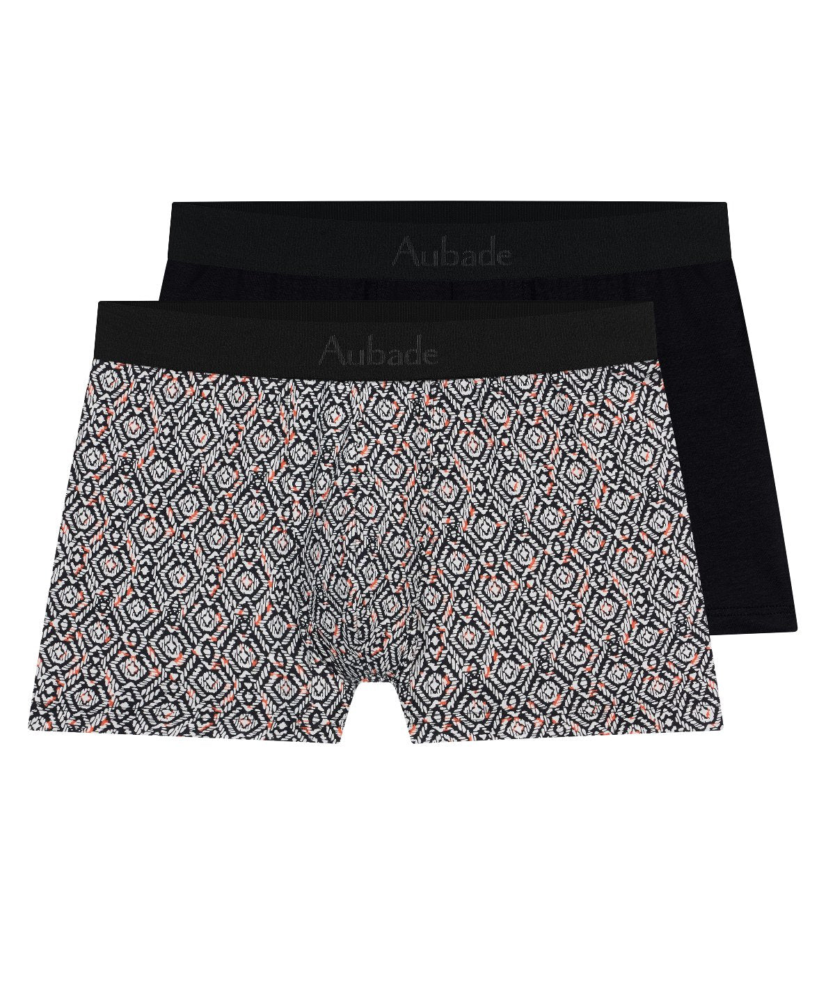 aubade-homme-pack-2-boxers-pattern-noir-2 image 1