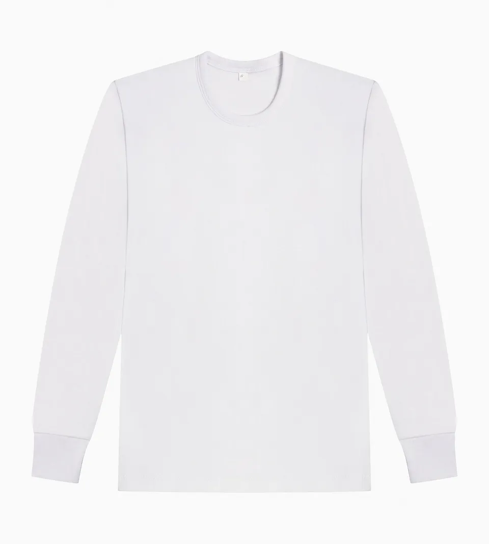 dim-thermal-t-shirt-enfant-unisexe-blanc image 1