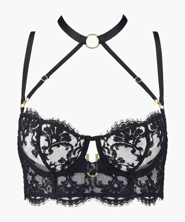 aubade-under-your-spell-bustier-ultra-black-3 image 1