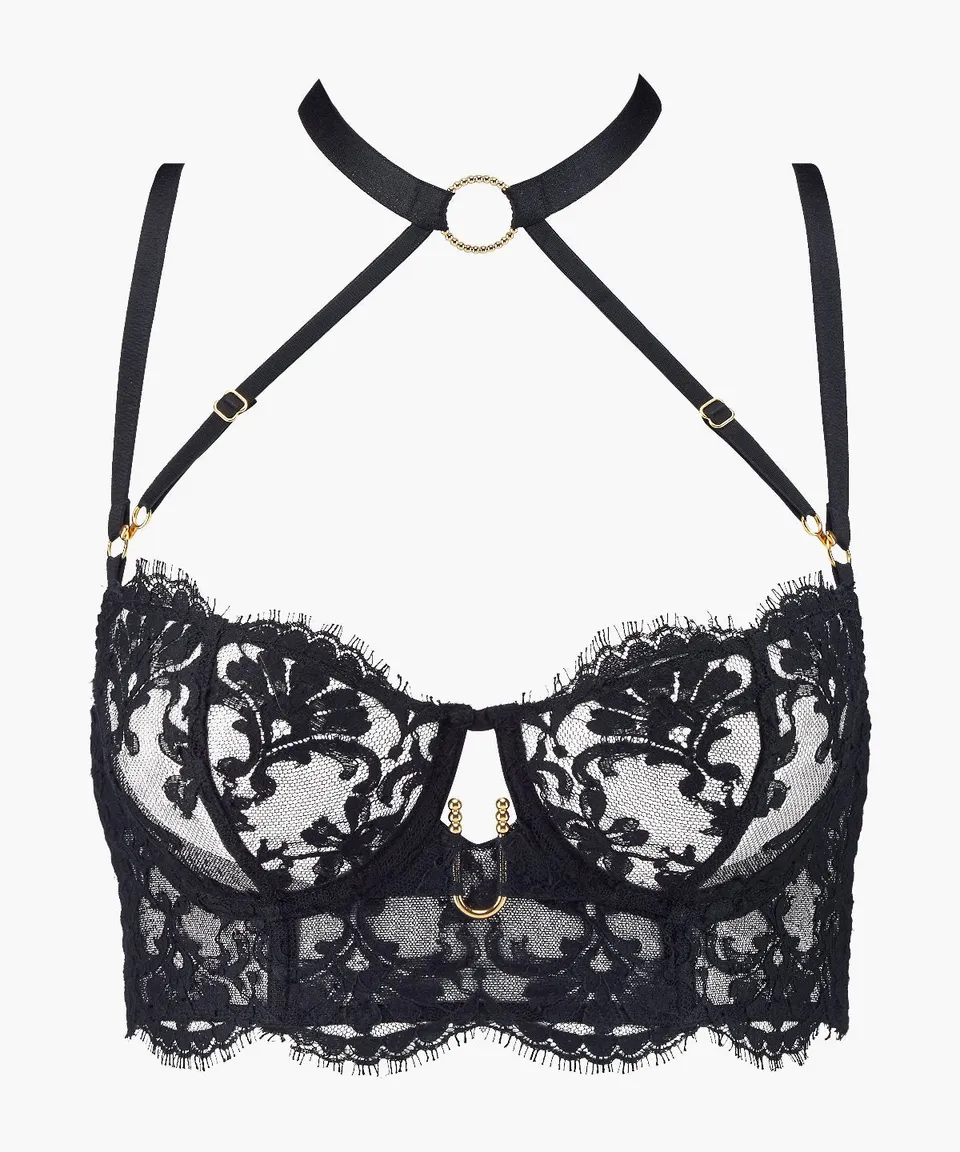 aubade-under-your-spell-bustier-ultra-black-3 image 1