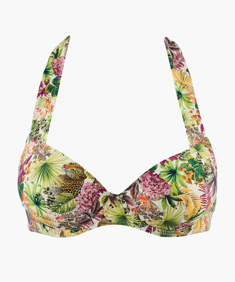 aubade-exotic-fever-soutien-gorge-push-up-moul-tropicale-light image 1