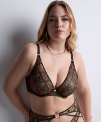 aubade-sound-of-heart-soutien-gorge-triangle-armatur-dark-garden image 7