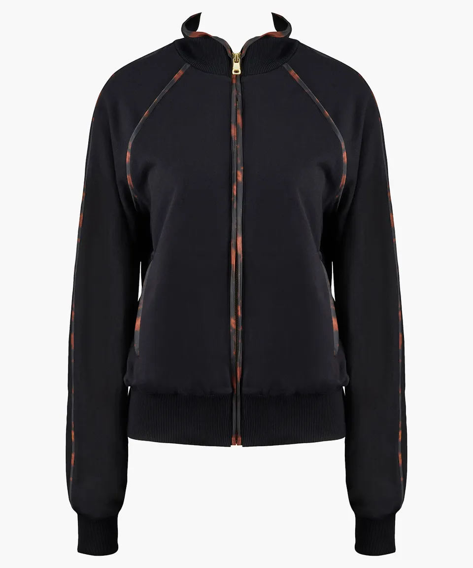 aubade-hot-motion-gilet-zipp-noir-aubade-x-luz image 1