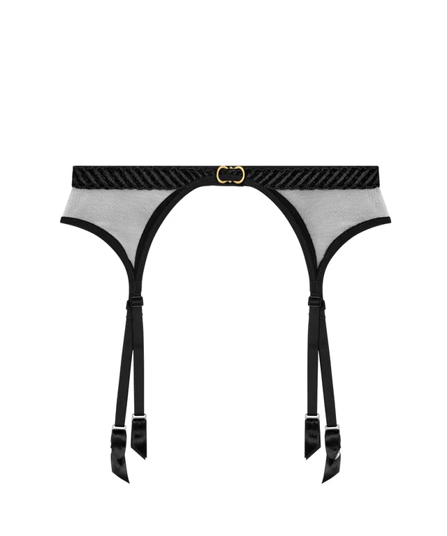 aubade-sheer-emotion-porte-jarretelles-black image 1