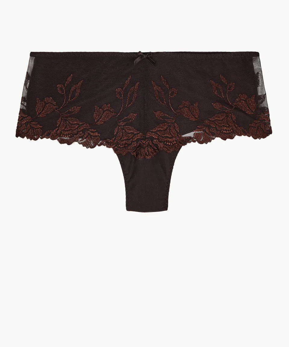 aubade-softessence-cheeky-brief-culotte-espresso image 1