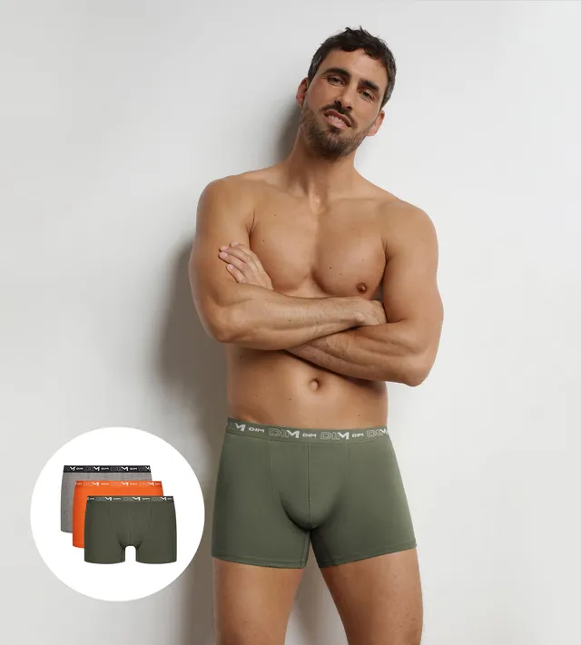 dim-d6596t3-lot-de-3-boxers-homme-coton-stretch-jungle-pop image 1