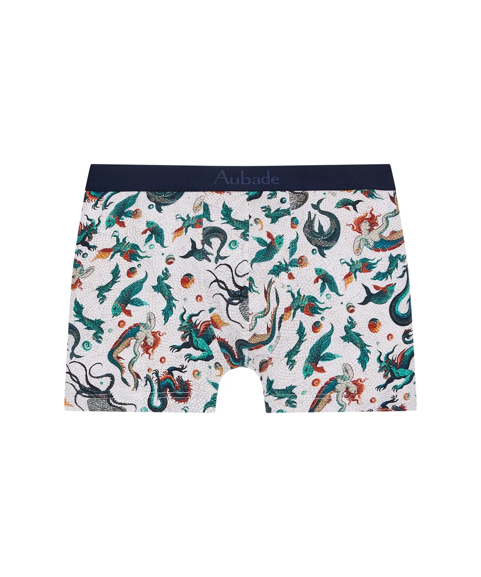 aubade-homme-boxer-mosaic-boxer-coton-bio-gots-motifs-pomp-i image 1