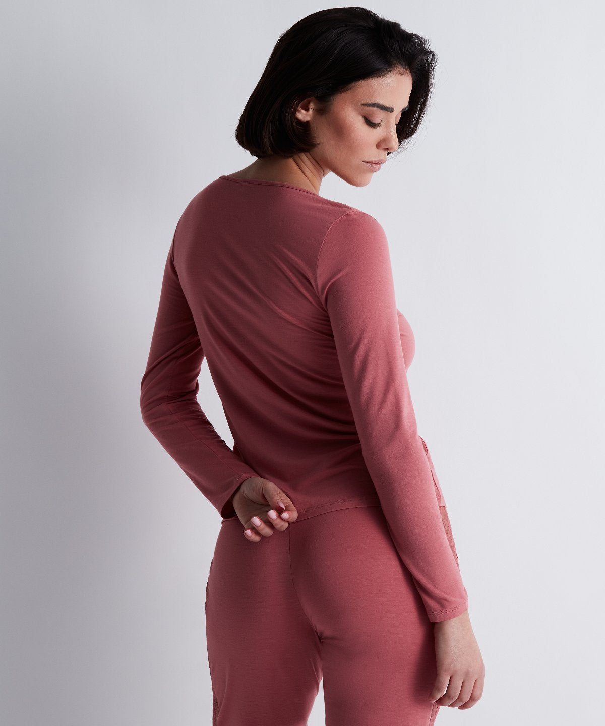 aubade-lazy-days-top-manches-longues-rosewood-2 image 3