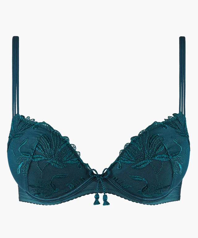 aubade-lovessence-soutien-gorge-push-up-imperial-green image 1