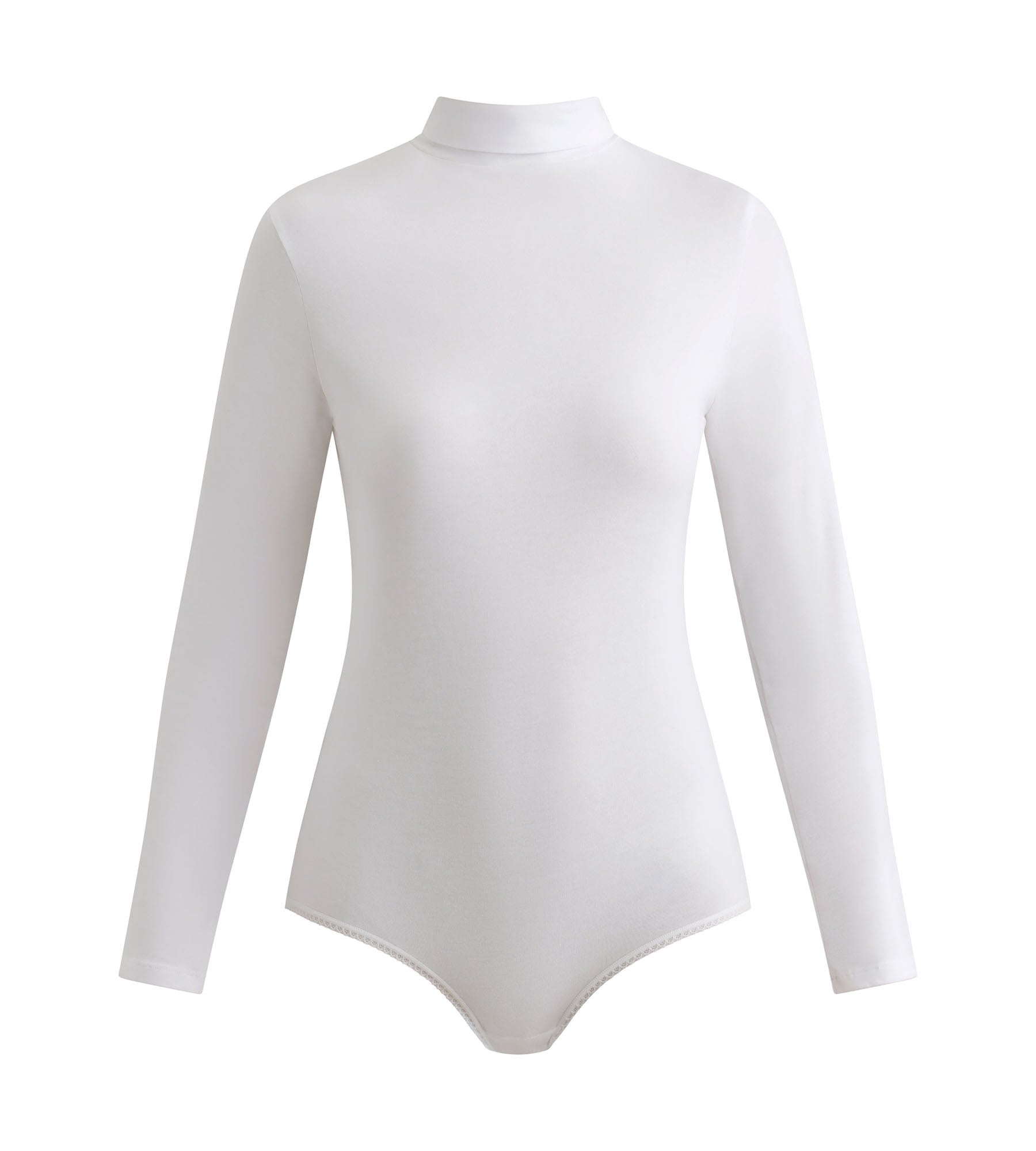 dim-thermal-body-manches-longues-femme-col-montant-blanc image 3