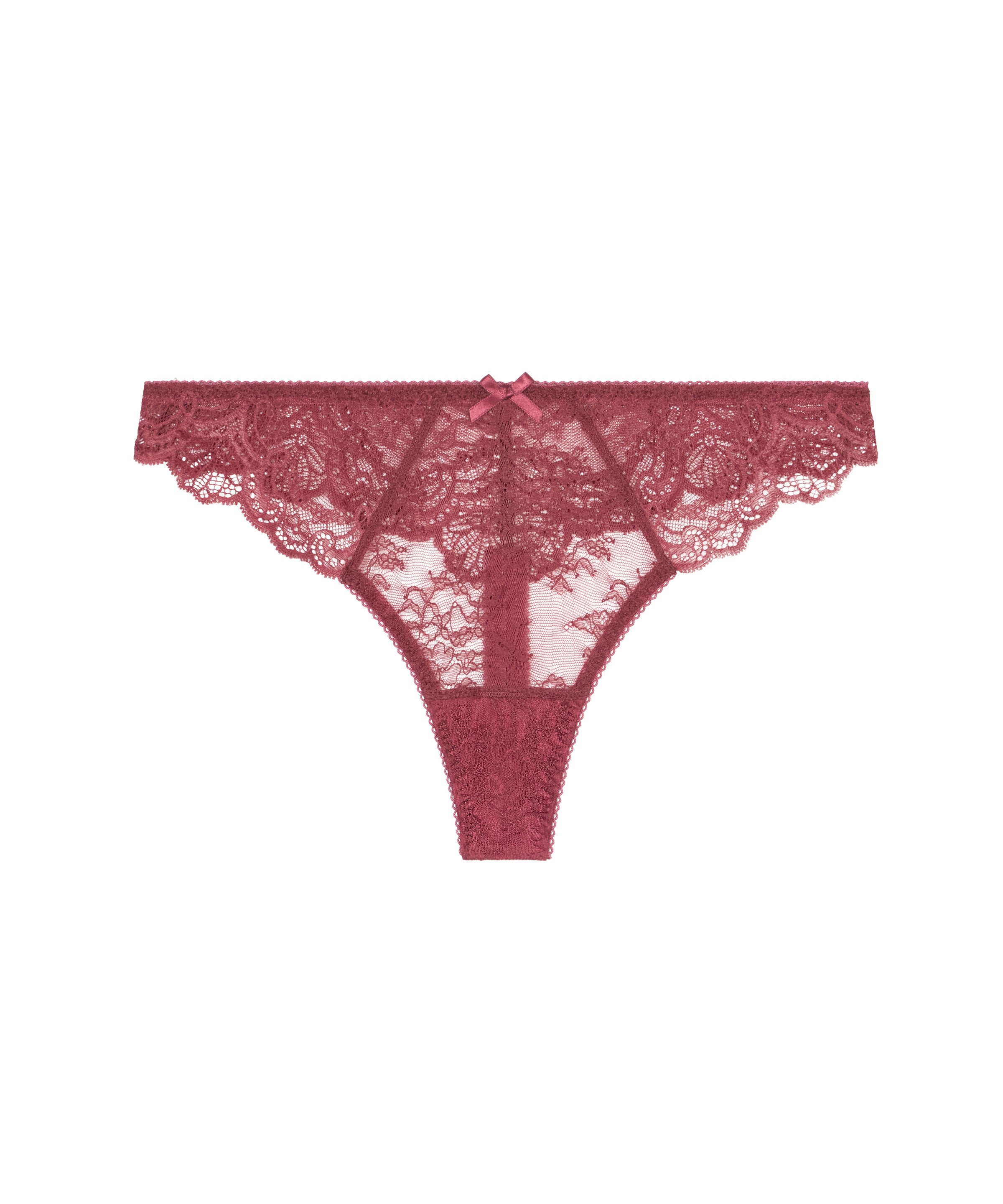 aubade-danse-des-sens-tanga-mulberry-tanga-large-sur-les-c-t-s-en-dentelle-flora image 1