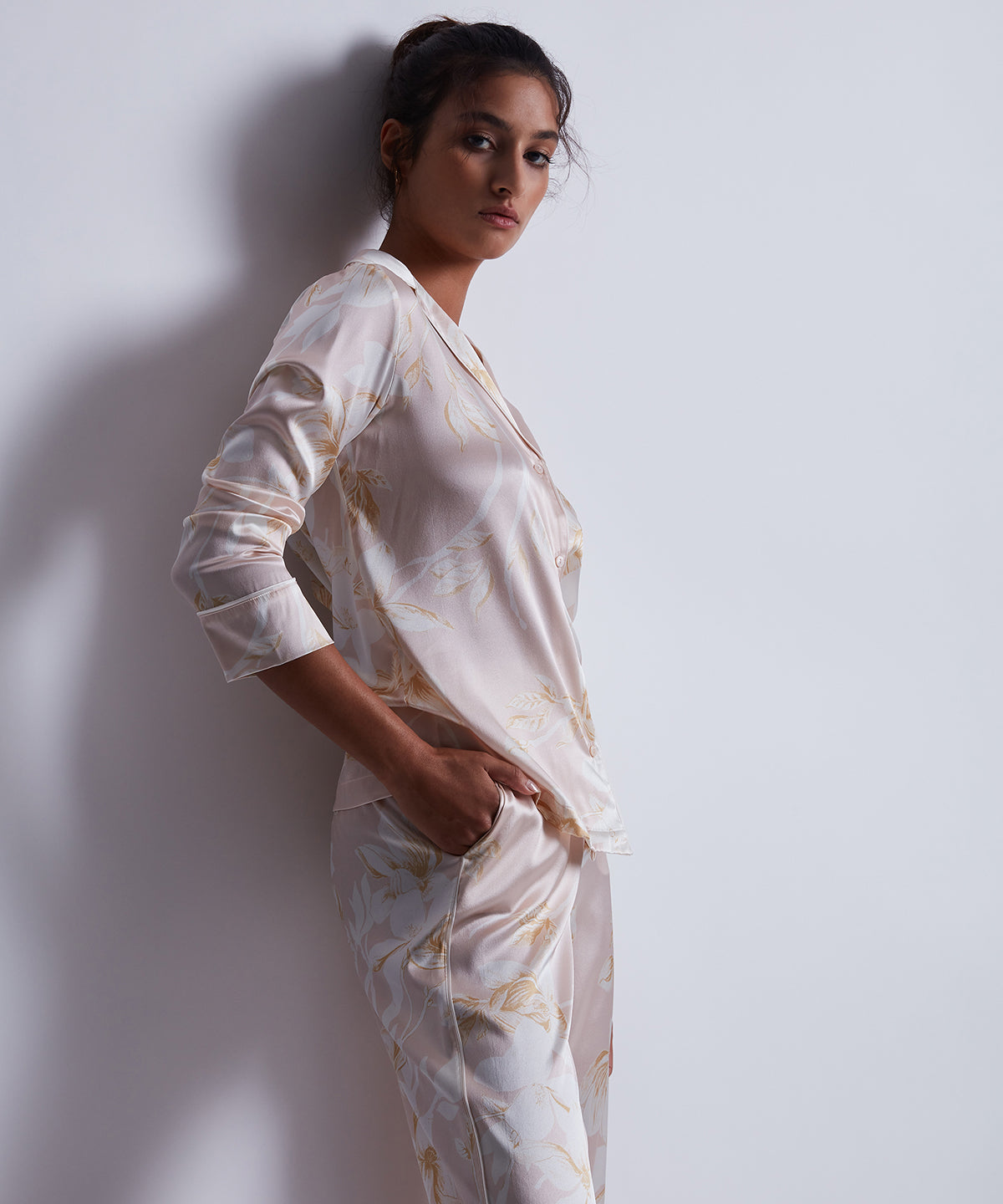 aubade-silk-by-night-chemisier-amberlight image 2