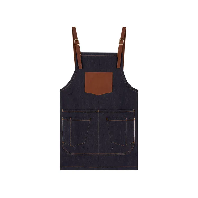 atelier-tuffery-tablier-court-en-jean-brut-selvedge image 1