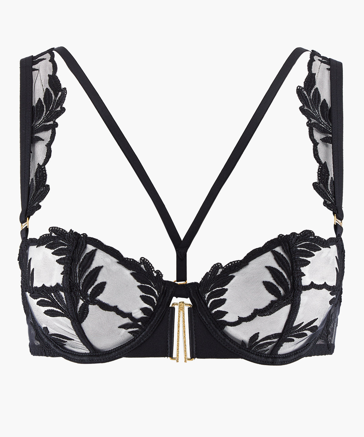 aubade-queen-of-shadow-soutien-gorge-corbeille-noir-absolu image 1