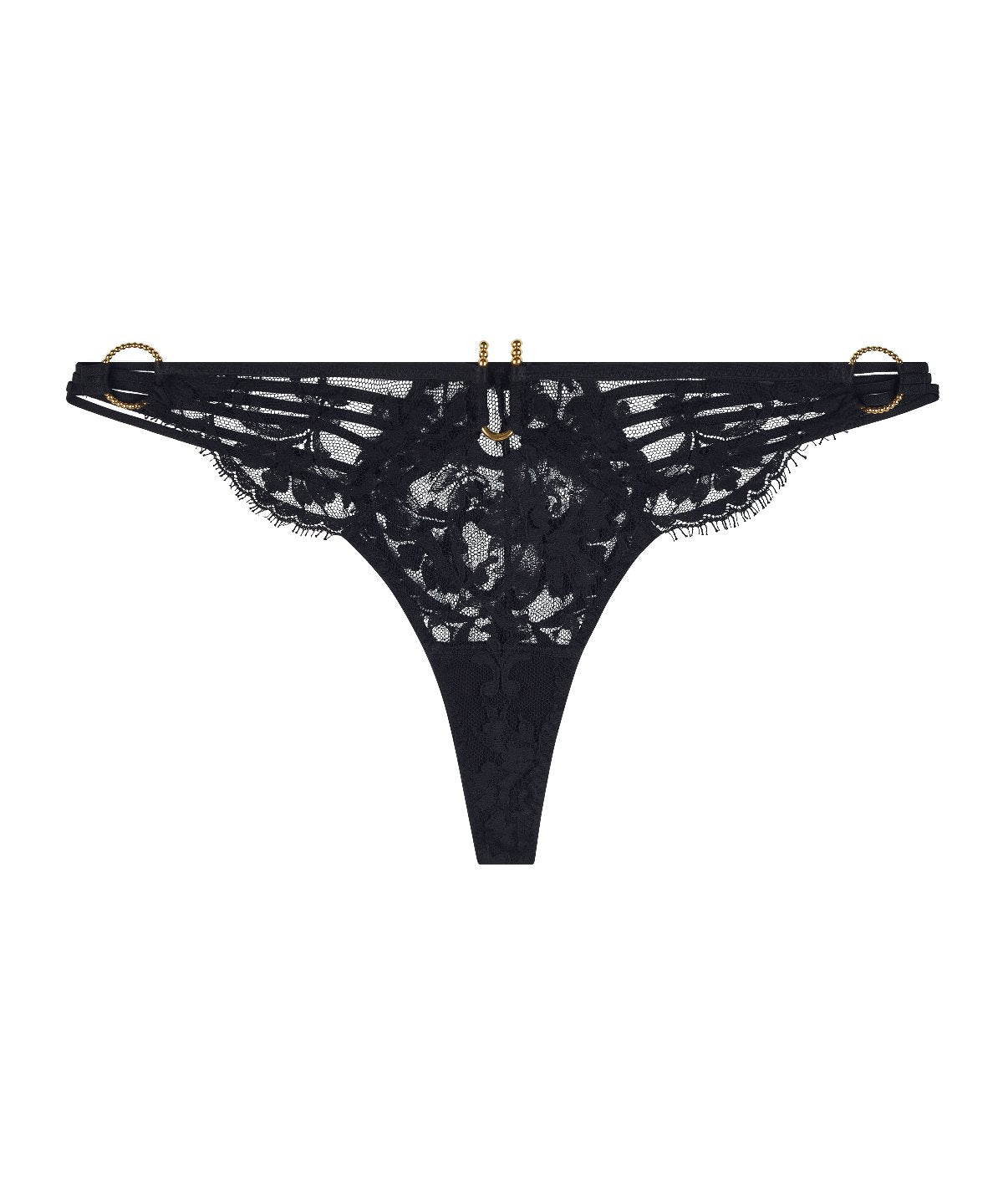 aubade-under-your-spell-tanga-noir-ultra-black image 1