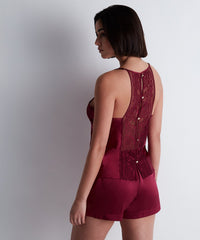 aubade-midnight-whisper-top-avec-spaghetti-tr-gern-crimson-red image 6