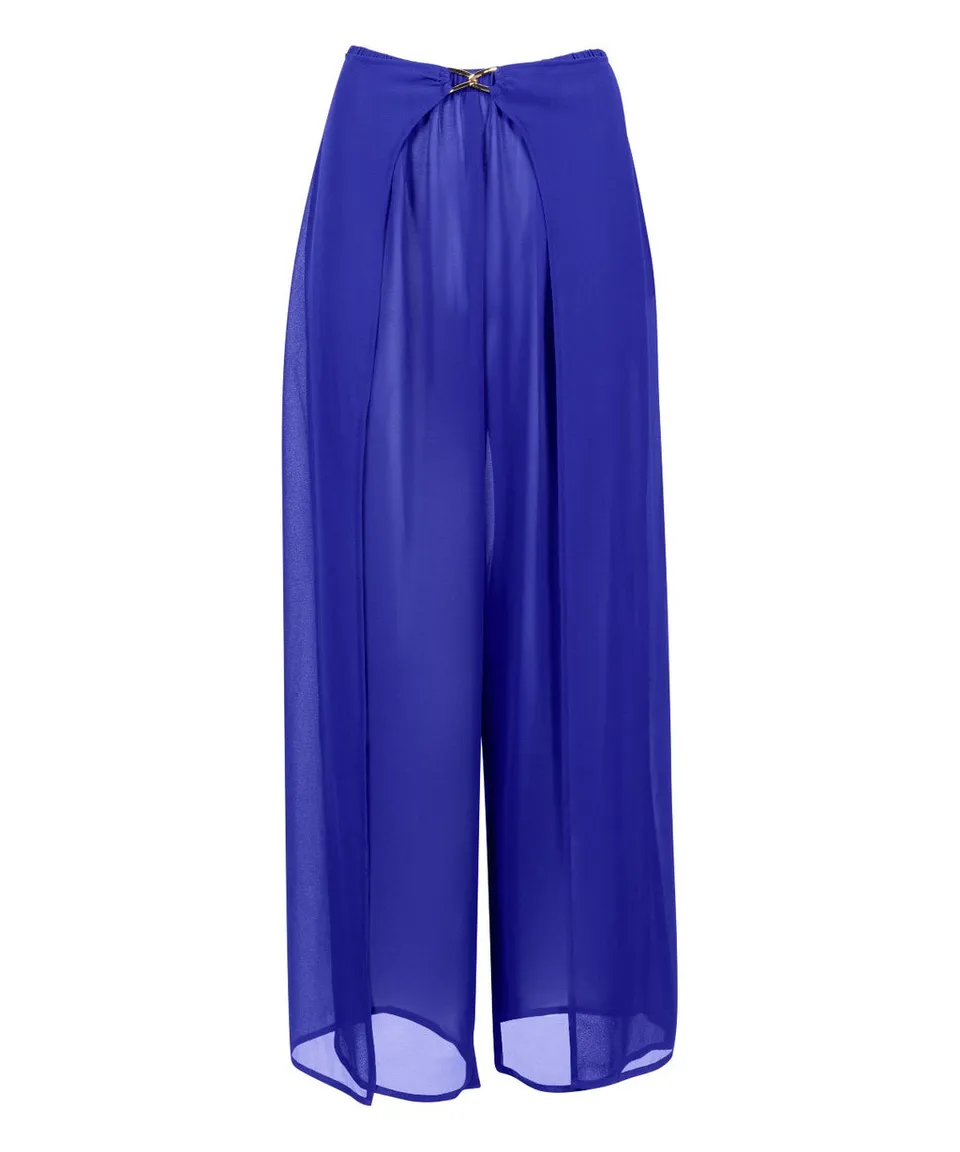aubade-beach-walk-pantalon-voile-ultramarine-2 image 1
