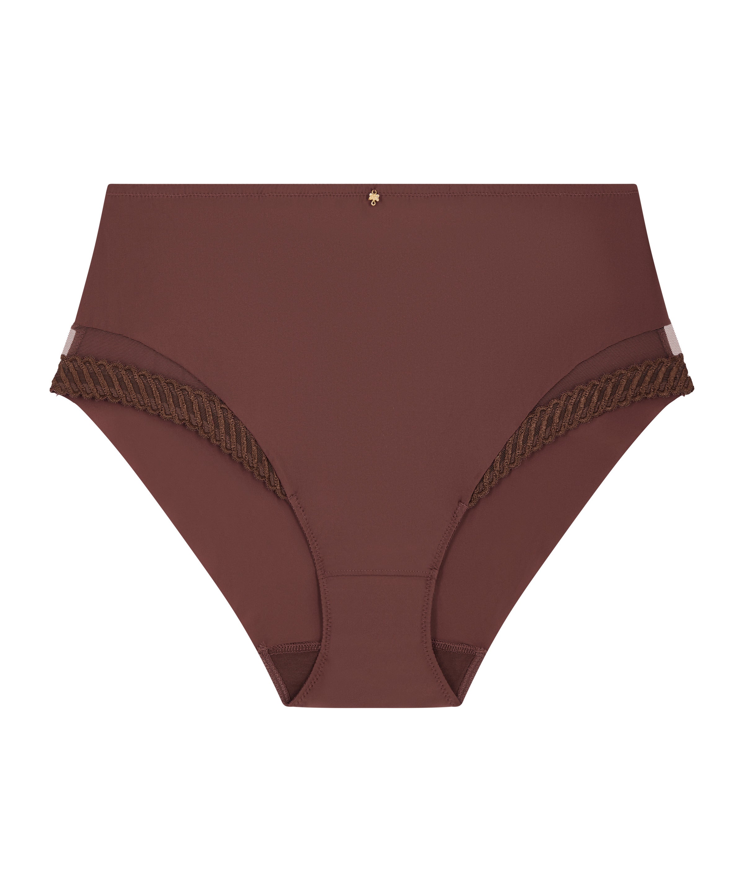 aubade-sheer-emotion-culotte-taille-haute-sepia-maille-lisse image 1