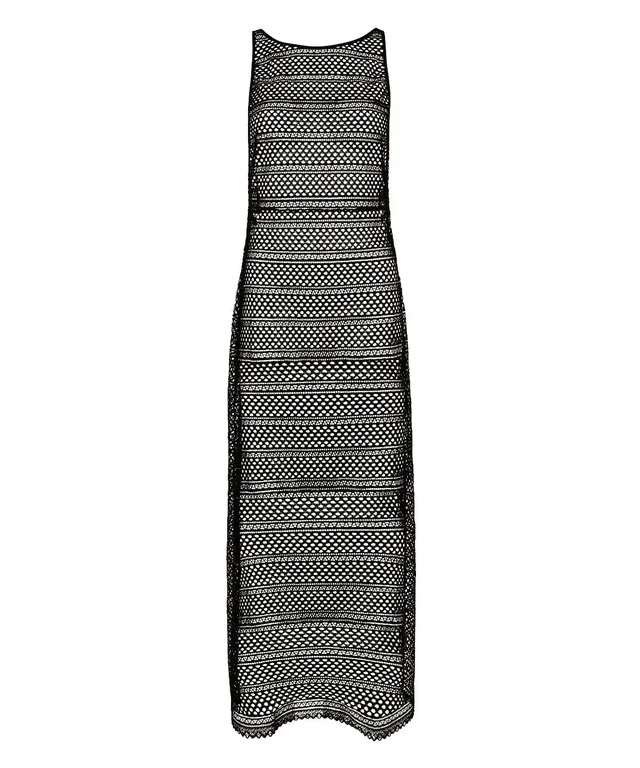 aubade-by-the-sea-robe-longue-dentelle-black image 1