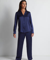 aubade-toi-mon-amour-blouse-marine-en-soie image 2