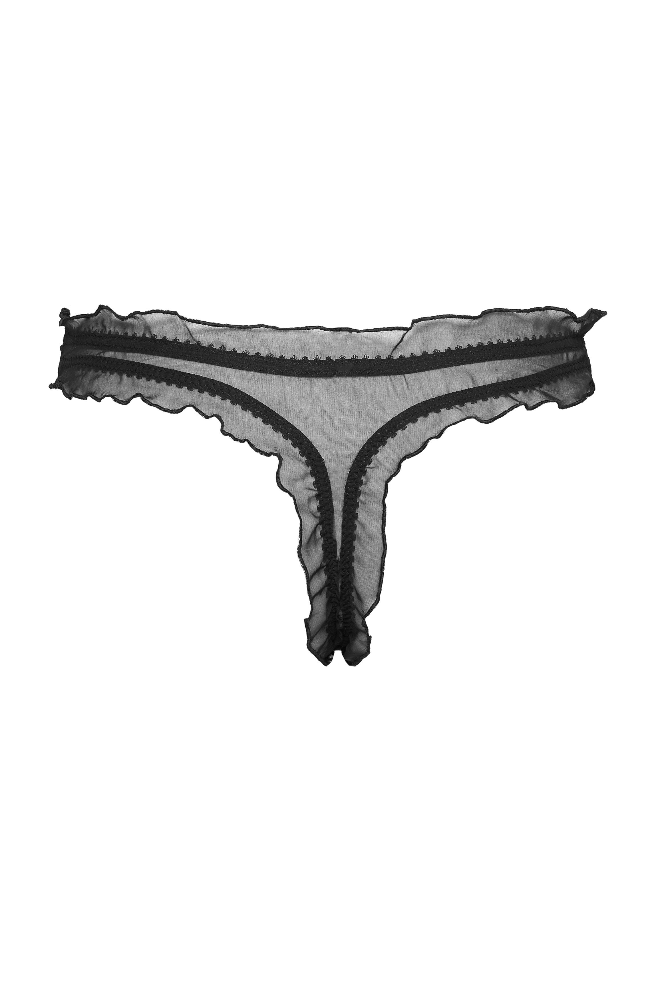 cadolle-string-cathy-mousseline-noire image 2