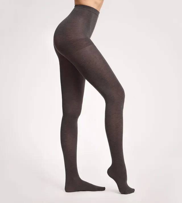 dim-thermo-keep-me-warm-collant-chaud-effet-laine-gris-fonc-115d image 1