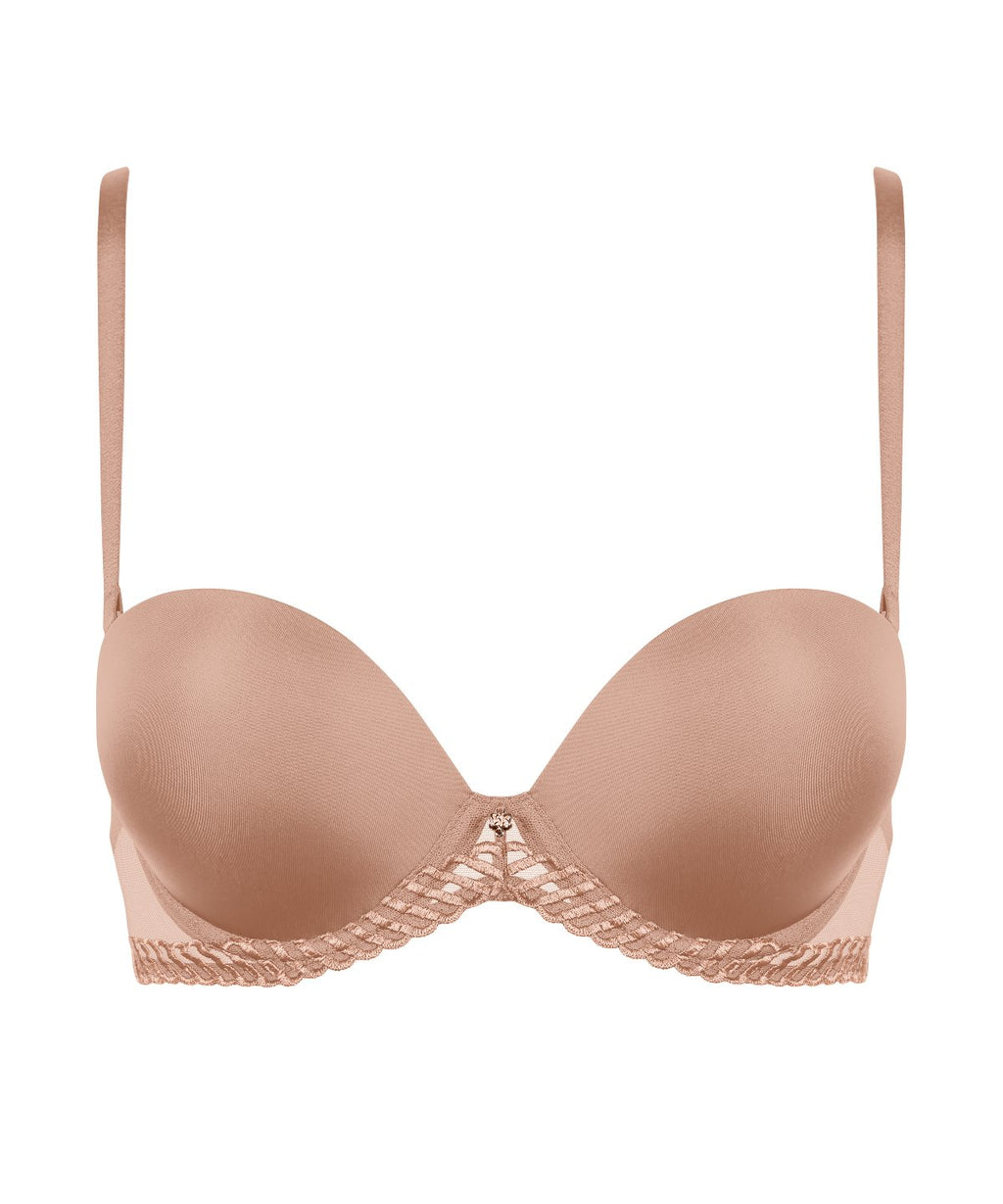 aubade-sheer-emotion-full-cup-moulded-bandeau-sand image 1