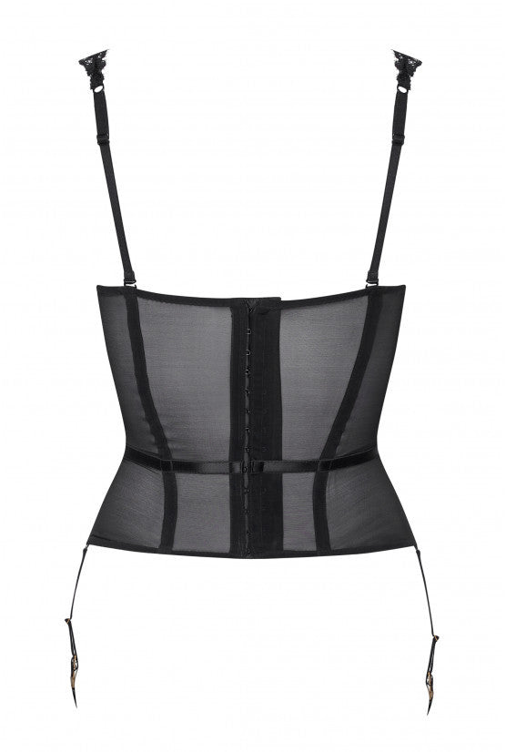 cadolle-corset-noir-romantique-talia image 3