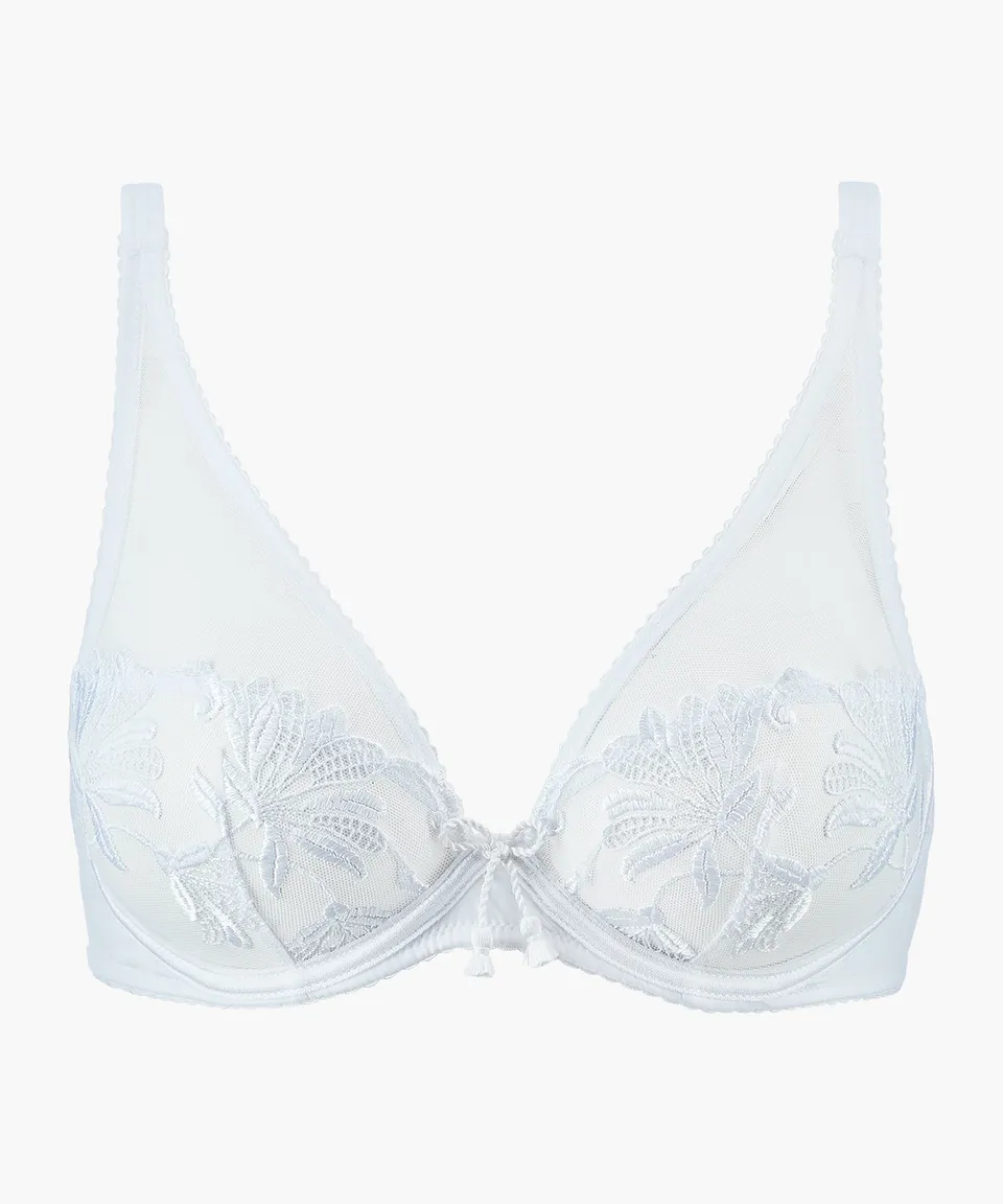 aubade-lovessence-soutien-gorge-triangle-avec-armatures-blanc image 1