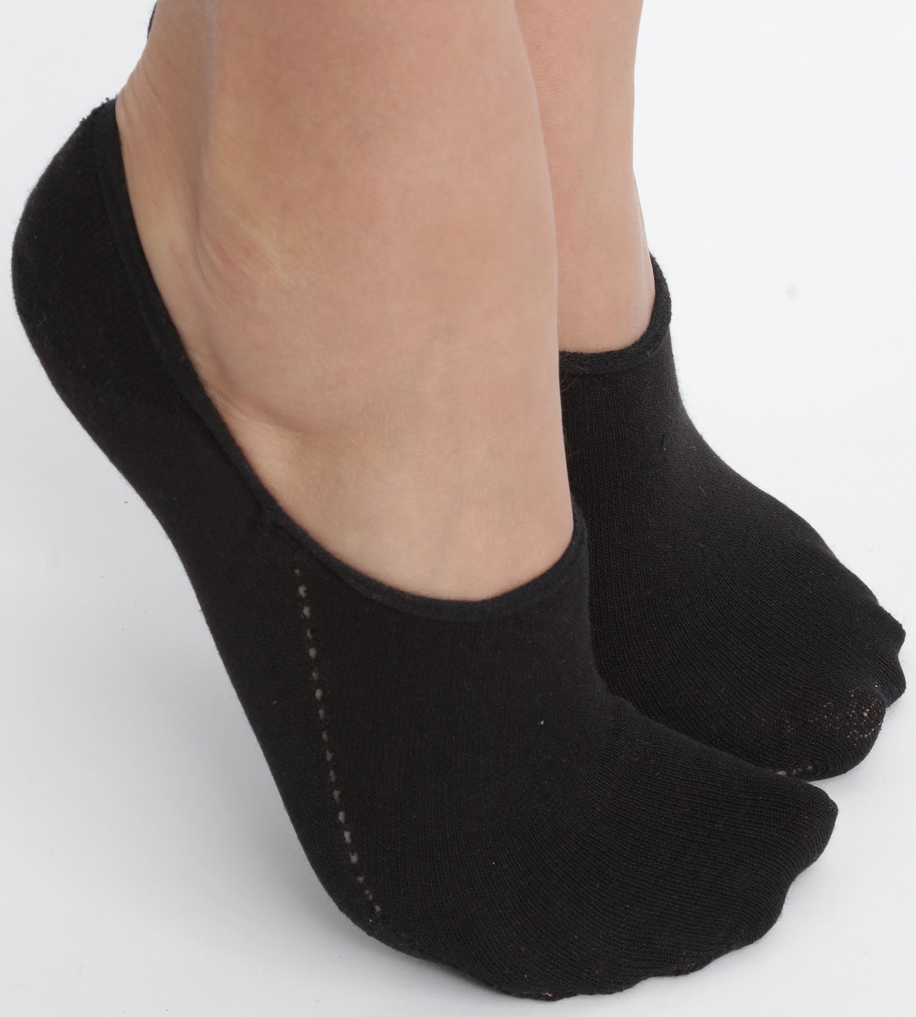 dim-invisifit-socquettes-femme-coton-noir-sp-cial-baskets image 2