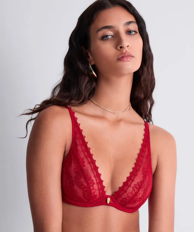 aubade-mystery-of-love-soutien-gorge-triangle-cherry image 1