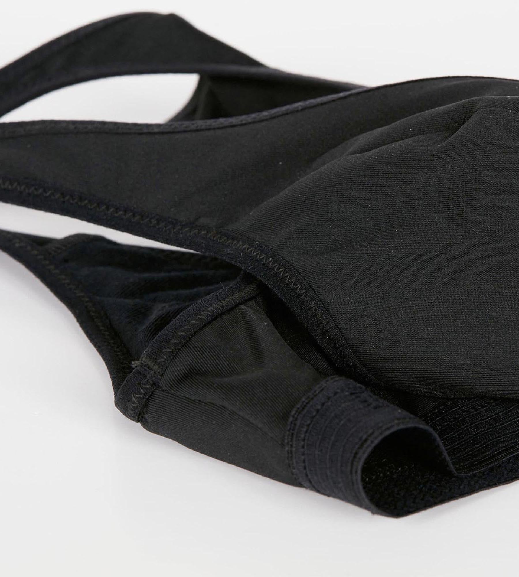 dim-pocket-micro-girl-brassi-re-de-sport-noire-en-microfibre image 3