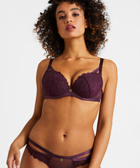 aubade-femme-passion-push-up-moul-wineberry image 3