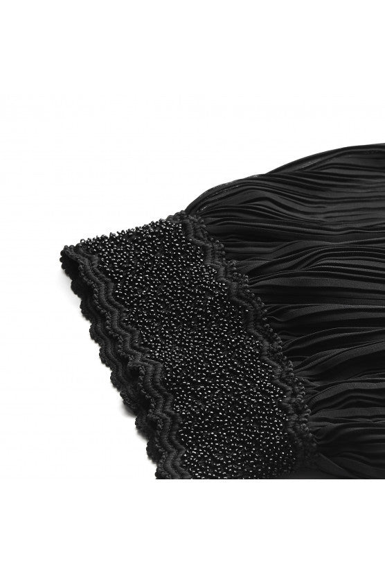 cadolle-robe-angela-mousseline-pliss-e-noire image 5