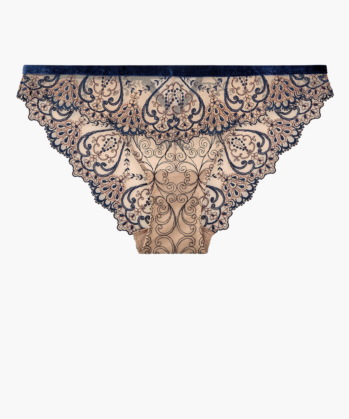 aubade-coeurs-enlac-s-culotte-taille-basse-nightfall image 1