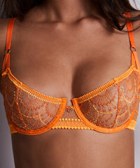 aubade-pure-vibration-half-cup-orange-pulp-soutien-gorge-demi-bonnet-armatures-b image 2
