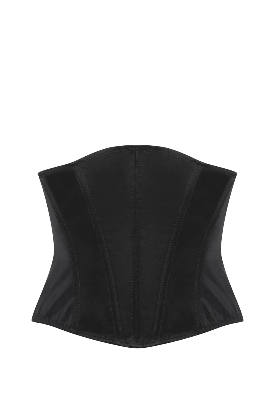 cadolle-serre-taille-noir-satin-coton-finon image 1