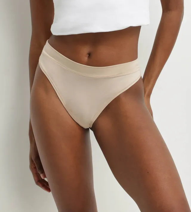 dim-comfort-collection-string-femme-coton-modal-nude image 1