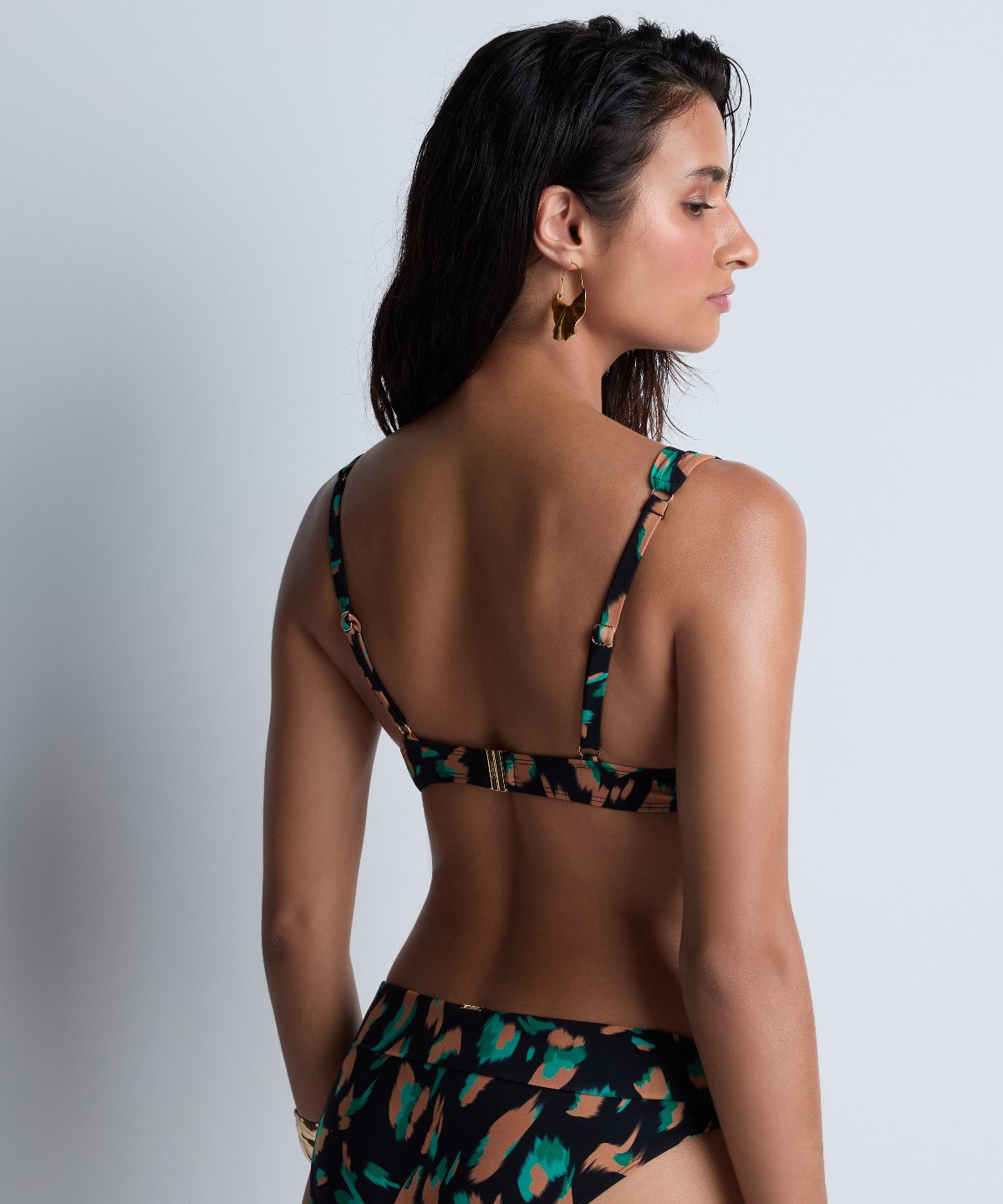 aubade-feline-energy-haut-maillot-push-up-green-panther image 5