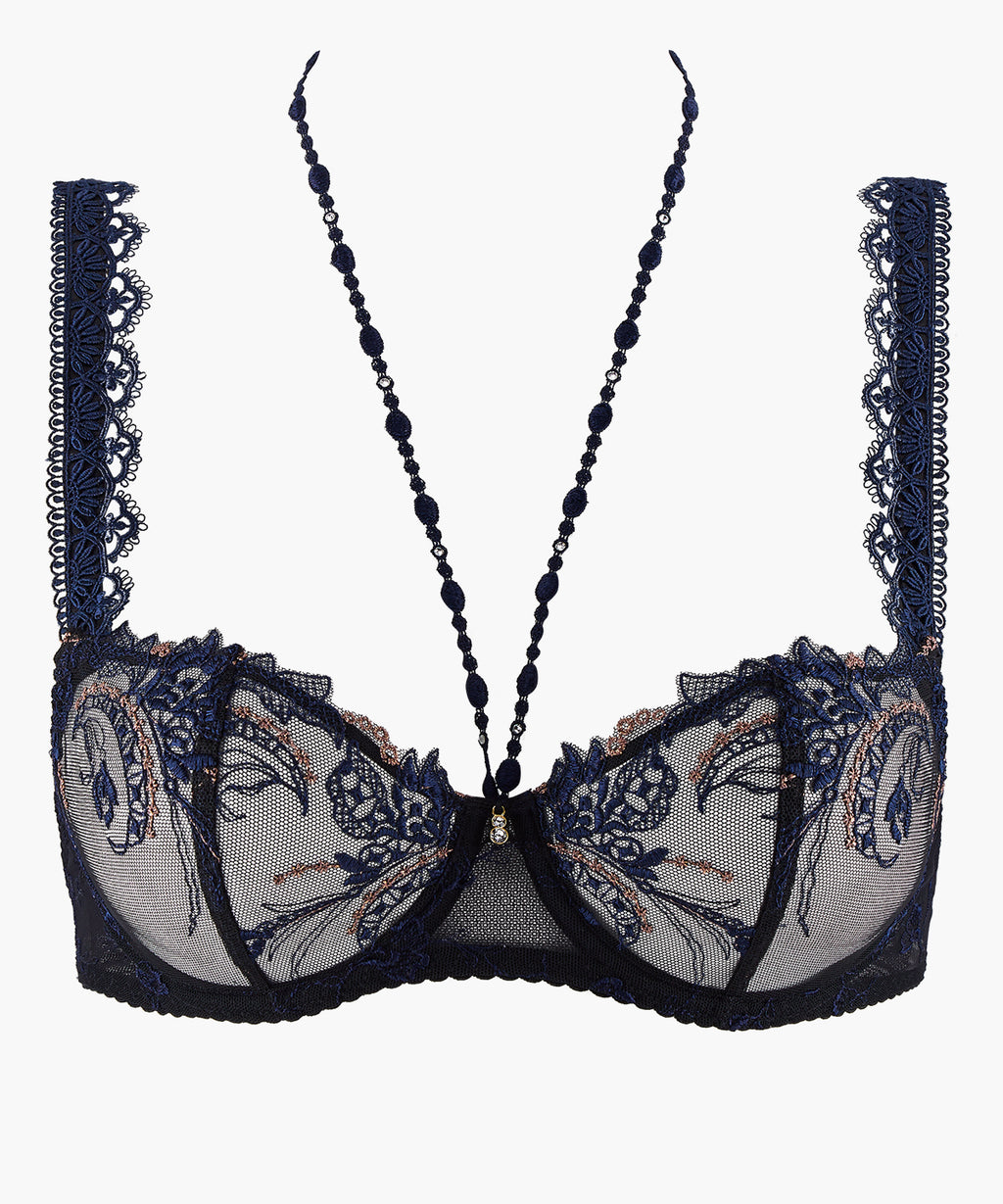 aubade-amour-pr-cieux-soutien-gorge-balconnet-cosmic-blue image 1