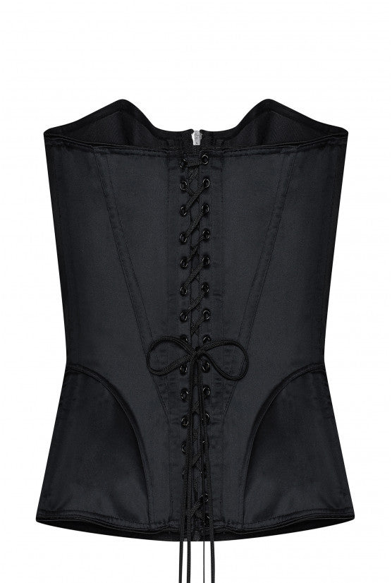 cadolle-corset-aurea-noir-satin-la-age-dos image 3