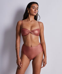 aubade-sunlight-glow-bandeau-maillot-cuivre image 4