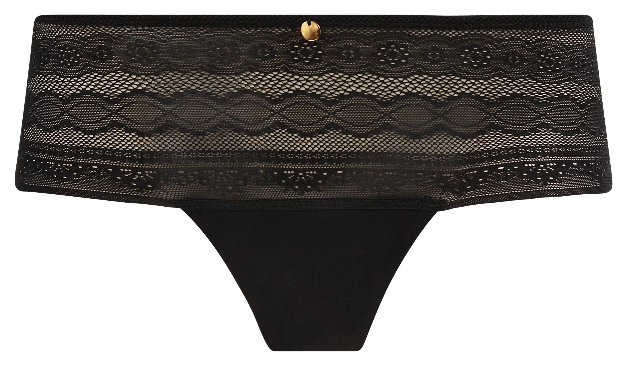 darjeeling-kristen-boxer-maille-et-dentelle-plate-noir-38 image 1