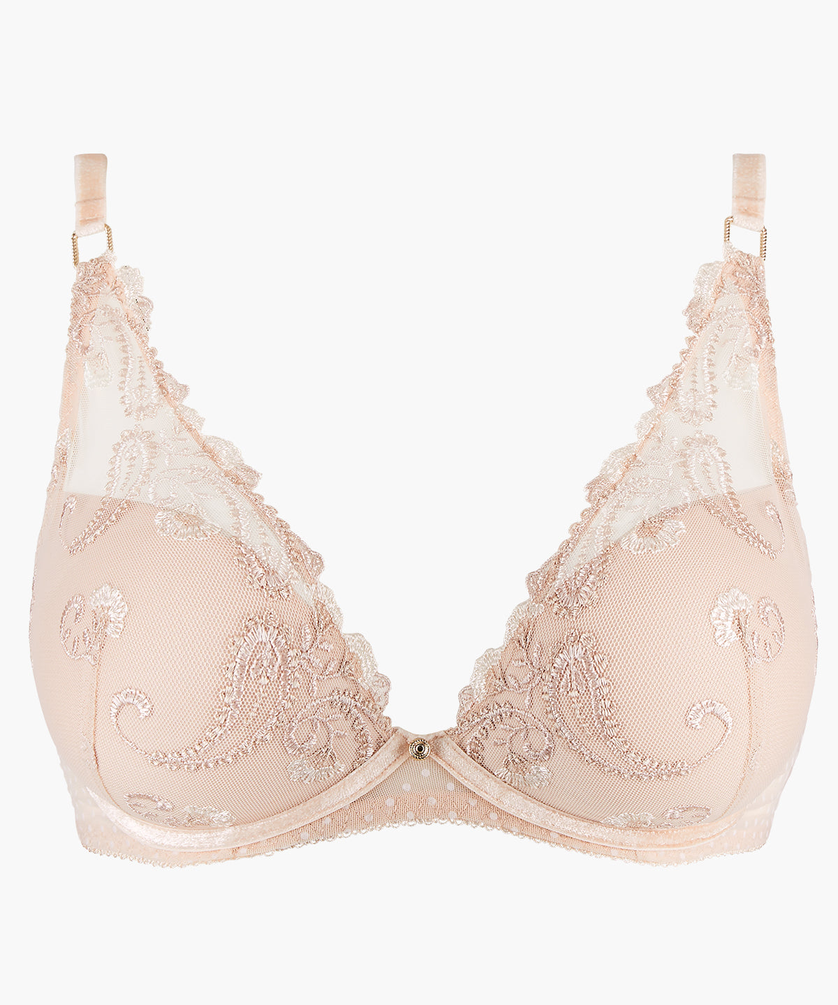 aubade-velvet-memories-soutien-gorge-plunge-foulard-dawn image 1