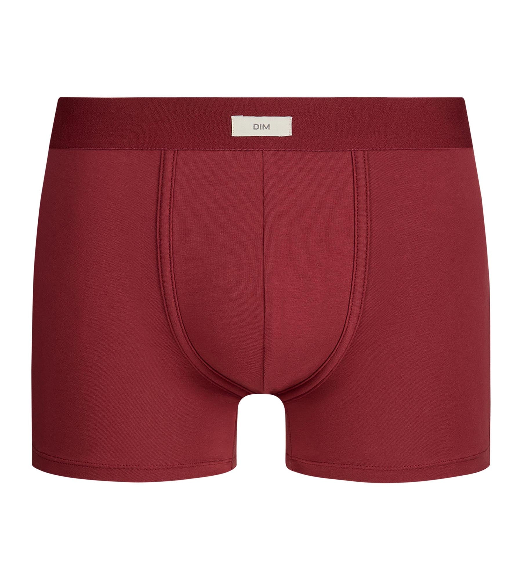dim-boxer-homme-trendy-grenat-4-coton image 3