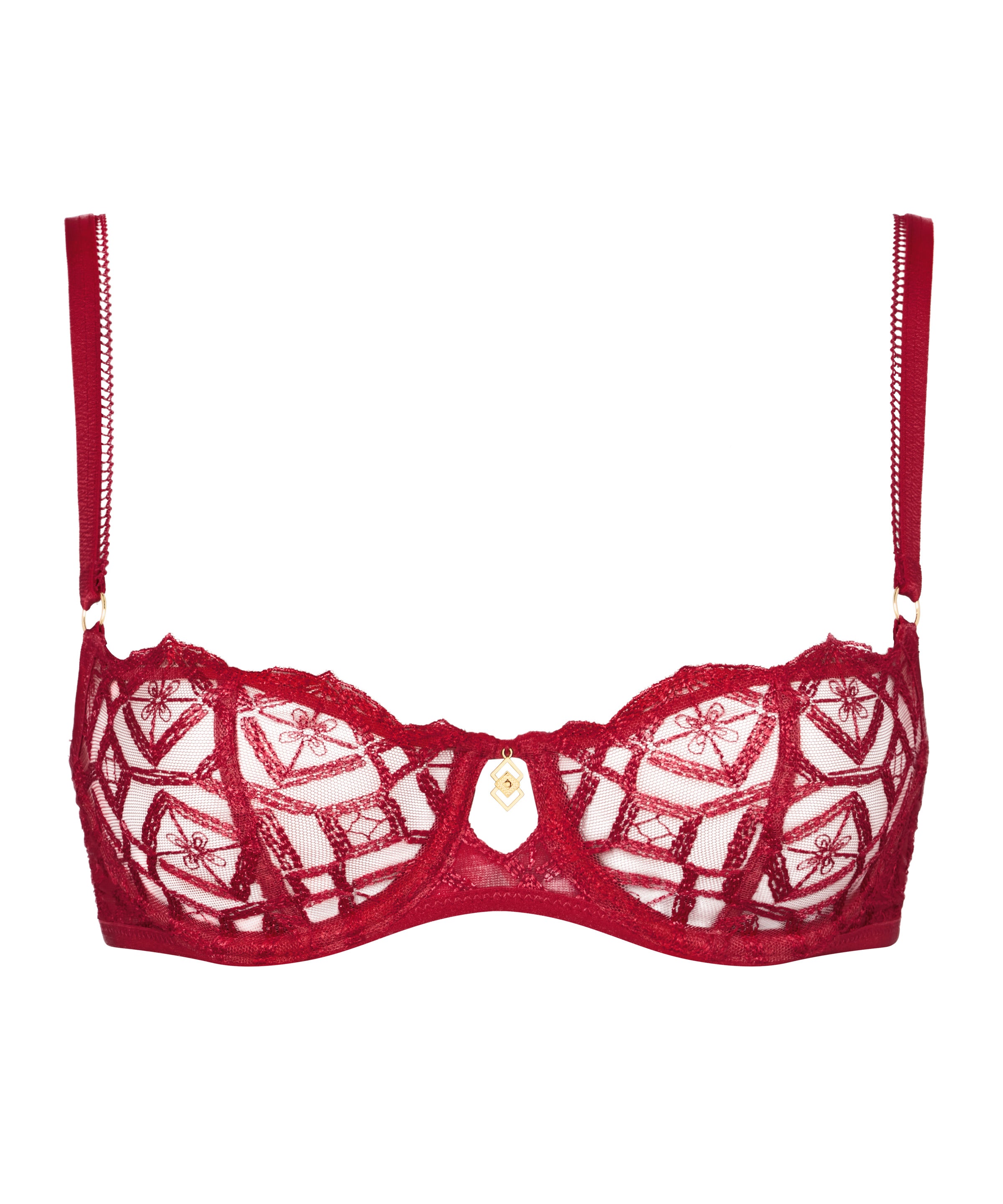 aubade-sense-of-illusion-soutien-gorge-corbeille-armatures-red-berry image 3