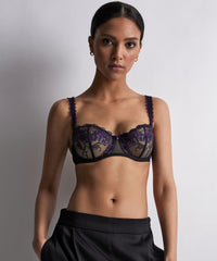 aubade-fleur-de-toi-soutien-gorge-demi-coque-dark-orchid-push-up-jusqu-au-bonnet image 3