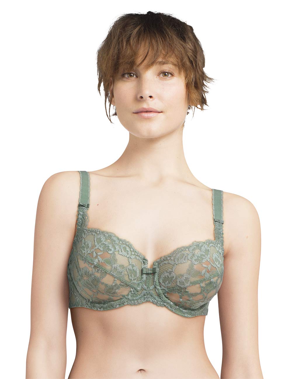 darjeeling-sarah-soutien-gorge-corbeille-femme-vert-105e image 1