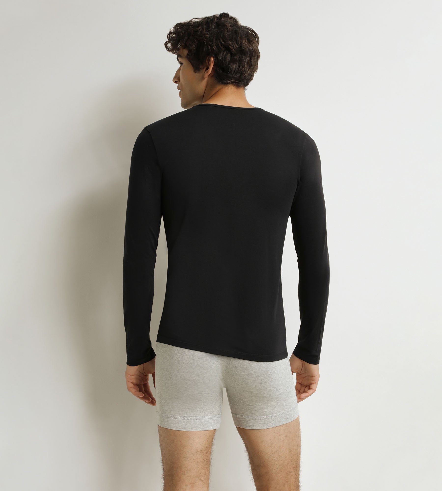 dim-thermal-t-shirt-homme-manches-longues-noir image 2